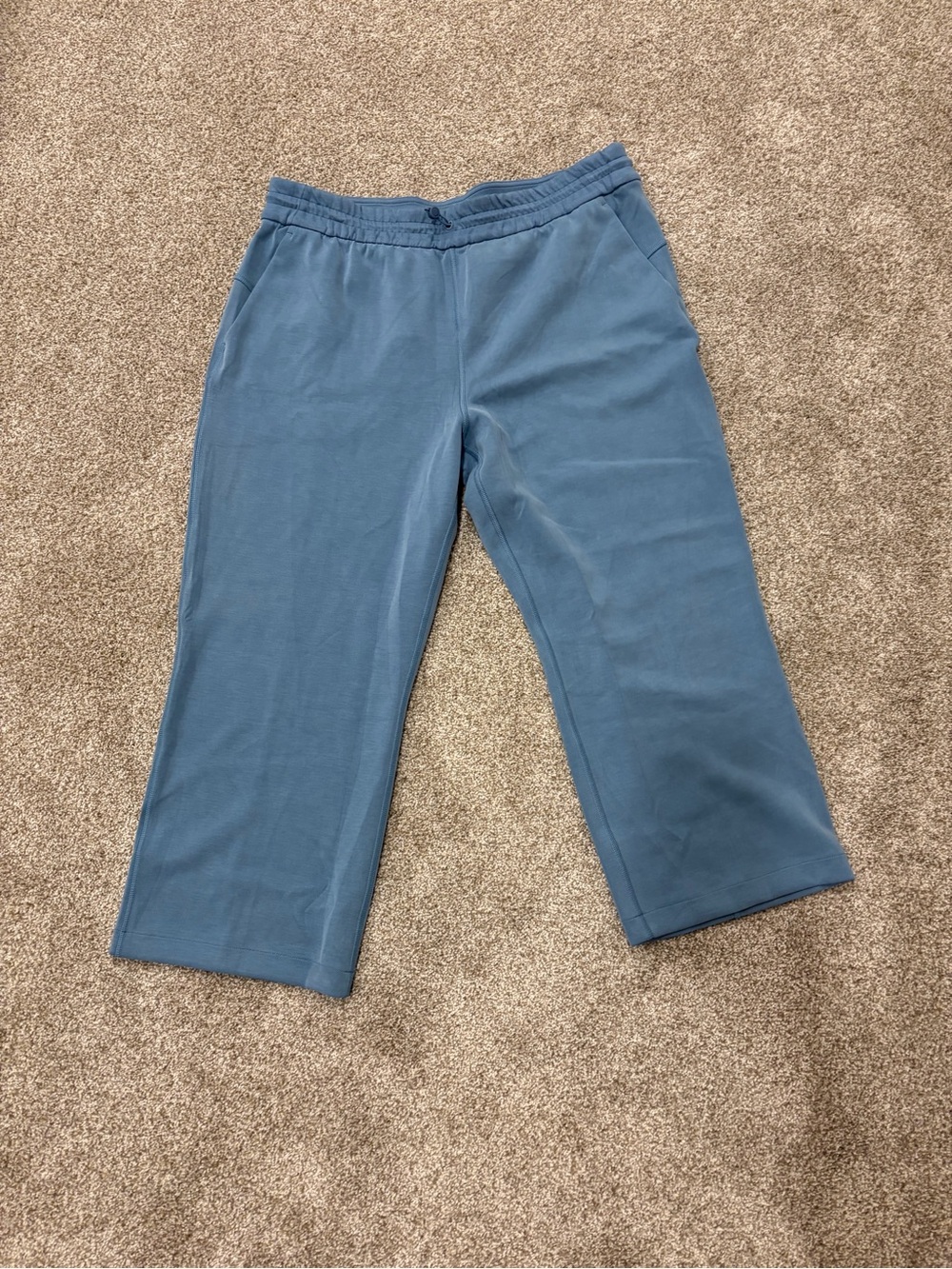 lululemon athletica Blue Crop Track Pants